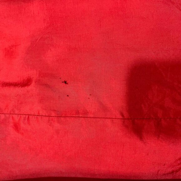 Worthington Red Wool Blend Double Breasted Long Coat Vintage Size 10 - Picture 5 of 13